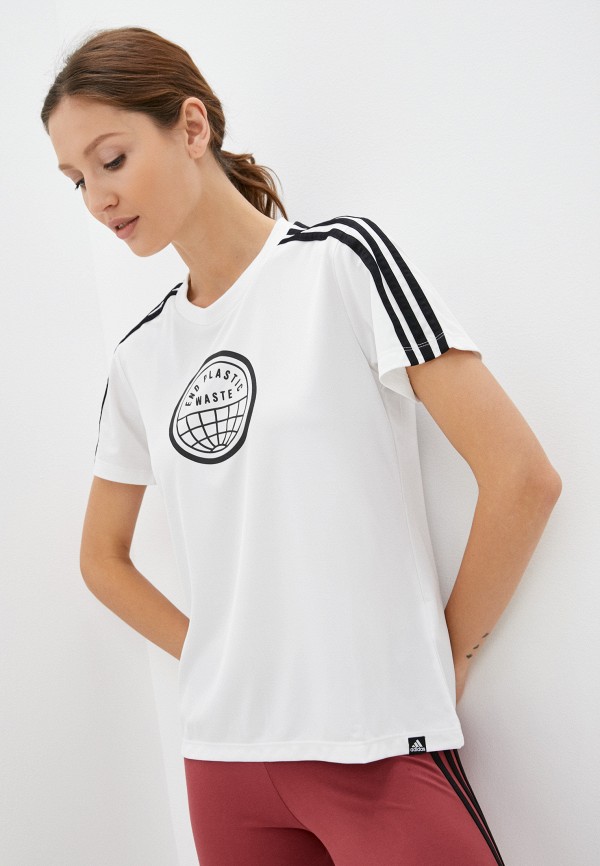 

Футболка спортивная adidas, Белый, W END PLS WST T