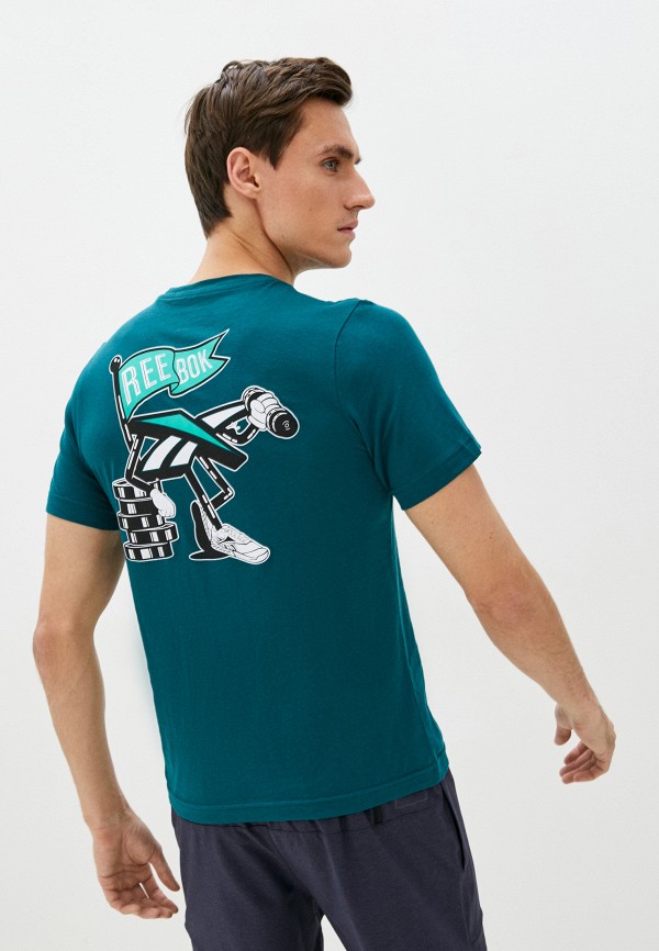 

Футболка Reebok, Зеленый, Reebok RTLAAR823701