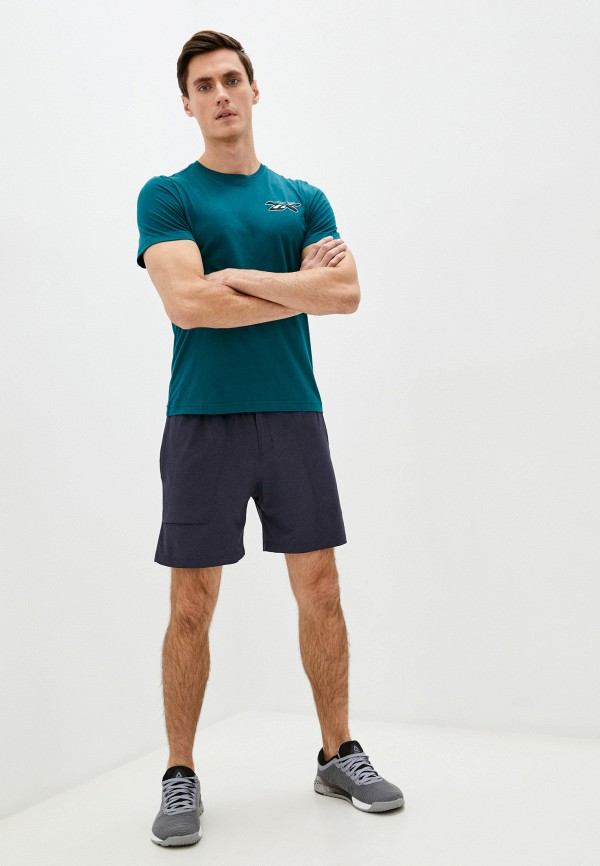 

Футболка Reebok, Зеленый, SEASONAL GRAPHIC TEE