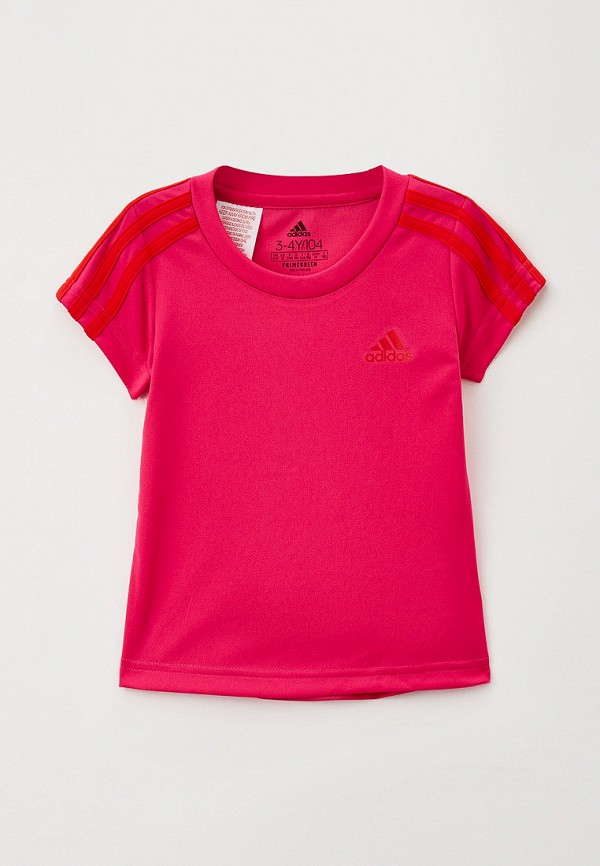 

Футболка спортивная adidas, Розовый, G 3S T