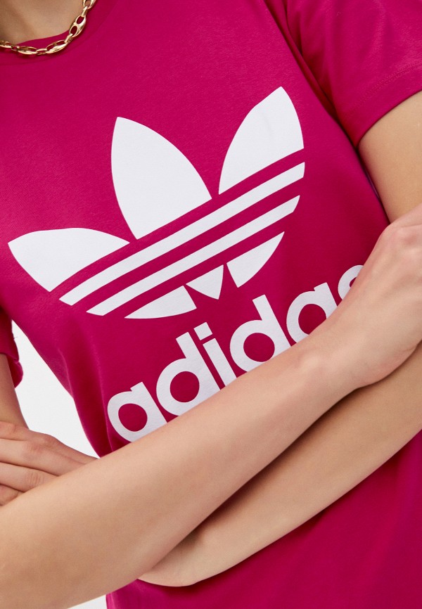 

Футболка adidas Originals, Розовый, TREFOIL TEE