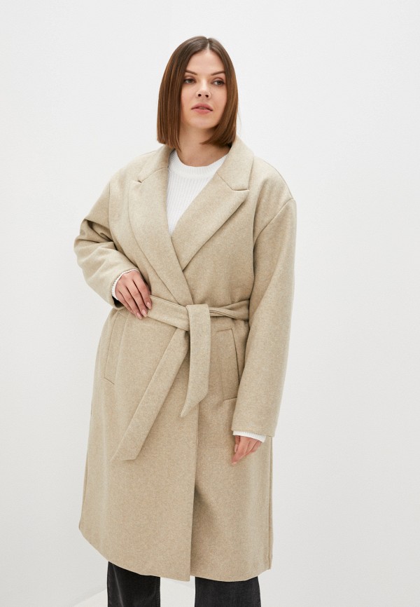

Пальто Vero Moda Curve, Бежевый, Vero Moda Curve RTLAAR846602