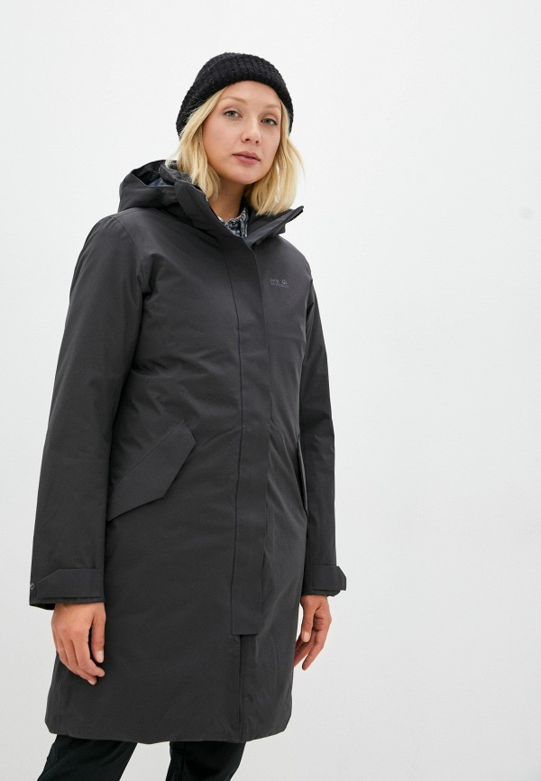 

Пуховик Jack Wolfskin, Серый, COLD BAY COAT W
