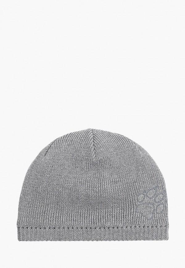

Шапка Jack Wolfskin, Серый, STORMLOCK PAW CAP