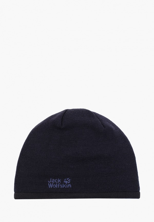 

Шапка Jack Wolfskin, Синий, STORMLOCK LOGO KNIT CAP