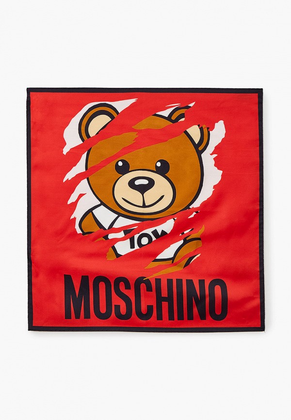 

Платок Moschino, Красный