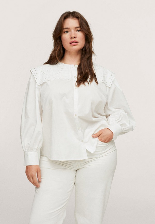 

Блуза Violeta by Mango, Белый, PUIG