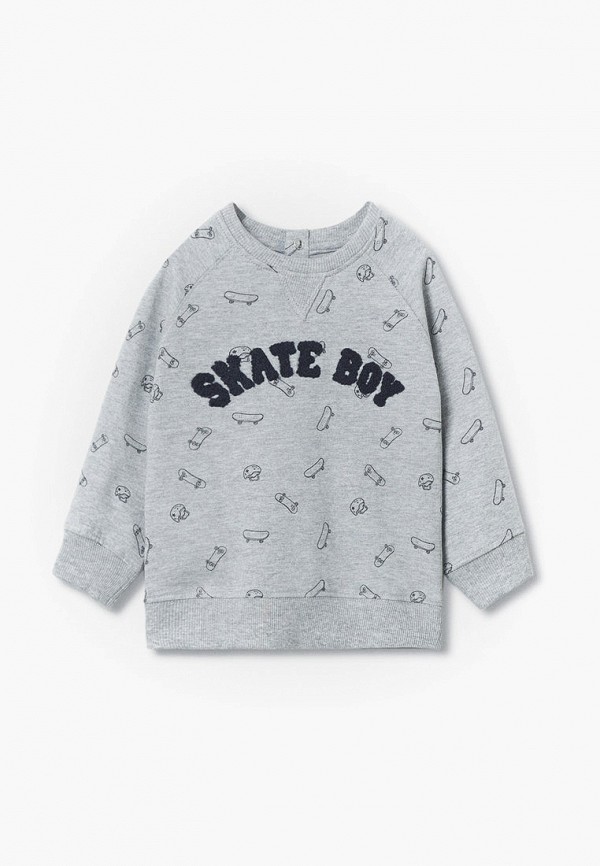 

Свитшот Mango Kids, Серый, ROLLERS