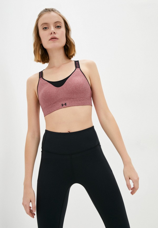 

Топ спортивный Under Armour, Розовый, UA Infinity High Heather Bra