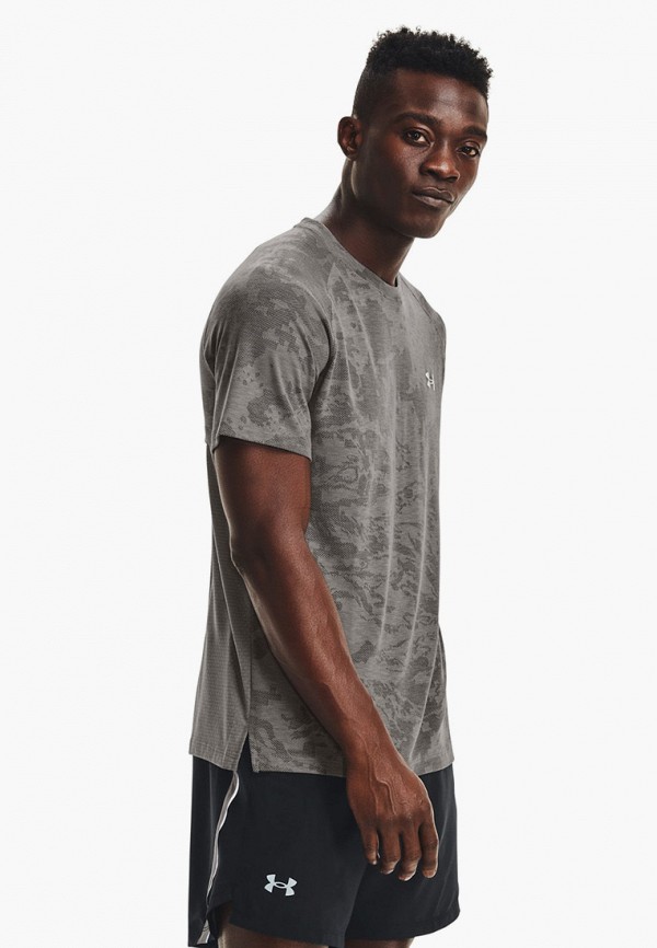 

Футболка спортивная Under Armour, Серый, UA Streaker 2.0 Camo SS