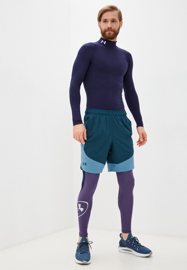 

Лонгслив компрессионный Under Armour, Синий, UA CG Armour Comp Mock