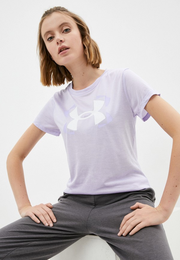 

Футболка спортивная Under Armour, Фиолетовый, Tech Twist Graphic SSC