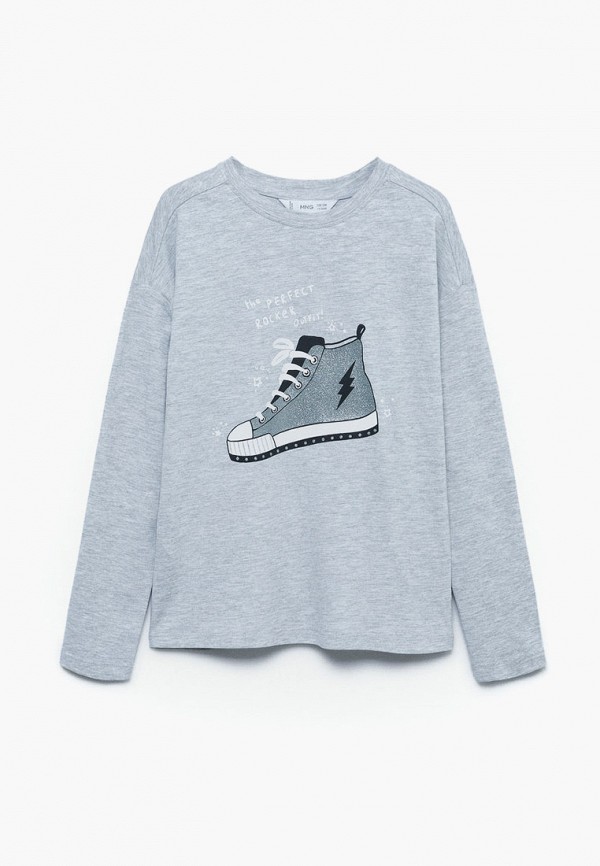 

Лонгслив Mango Kids, Серый, Mango Kids RTLAAS106201