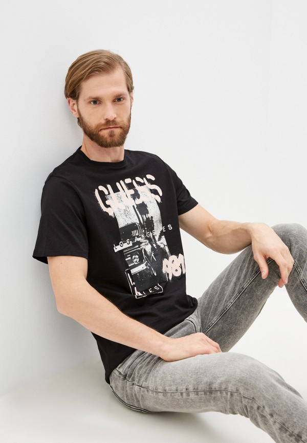 

Футболка Guess Jeans, Черный
