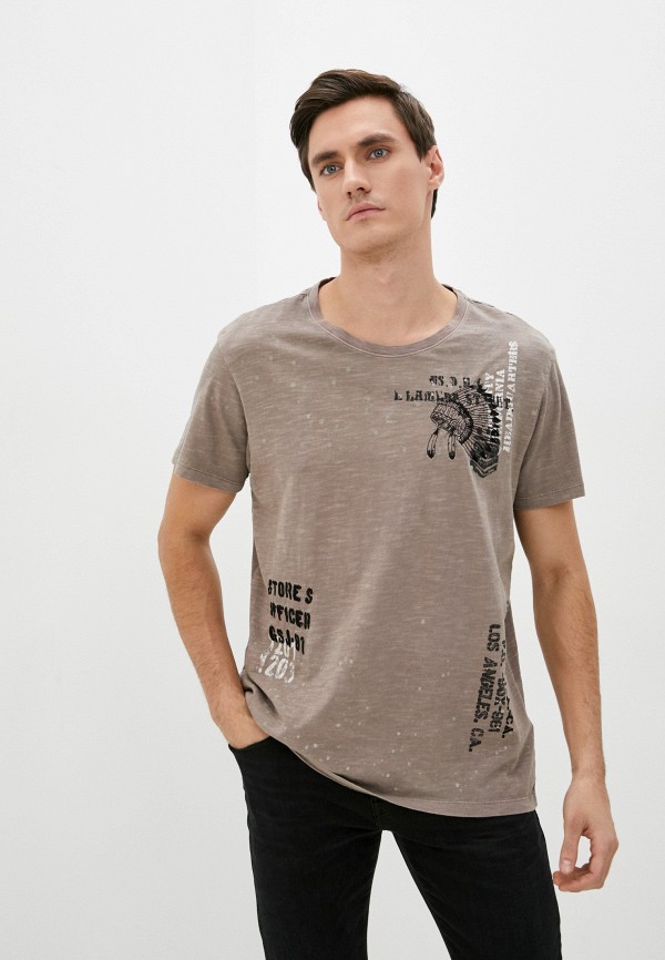 

Футболка Guess Jeans, Бежевый