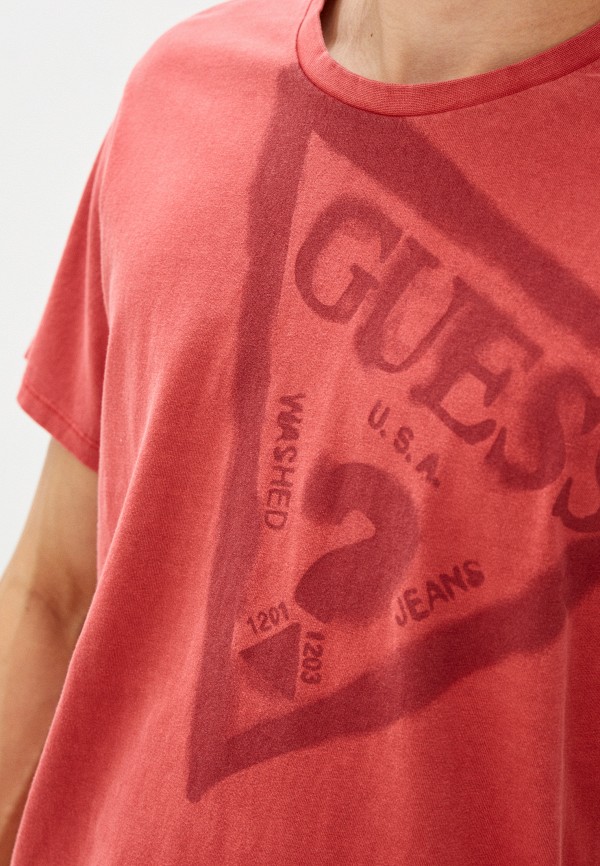 

Футболка Guess Jeans, Розовый