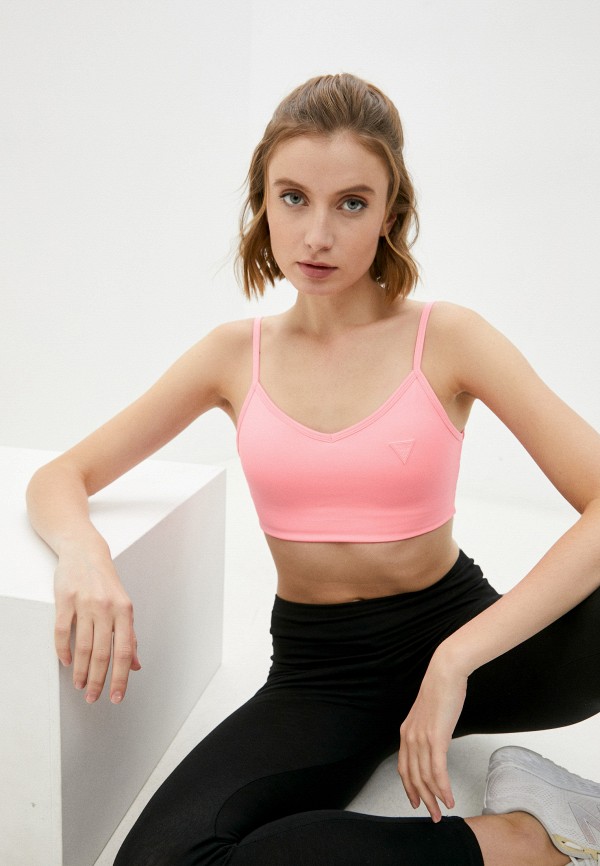 

Топ спортивный Guess, Розовый, ANGELICA