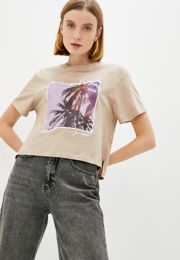 

Футболка Guess Jeans, Бежевый