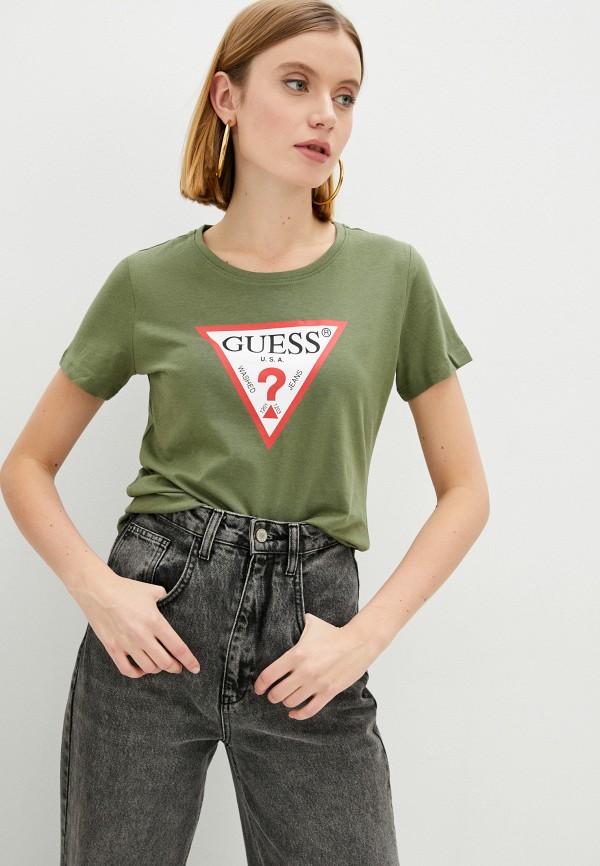 

Футболка Guess Jeans, Хаки, Guess Jeans RTLAAS142601