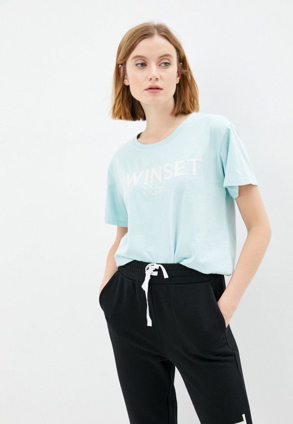 

Футболка Twinset Milano, Бирюзовый