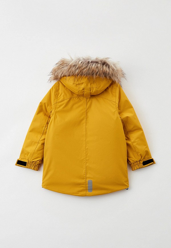 Пуховик Котофей желтый, размер 122, фото 2