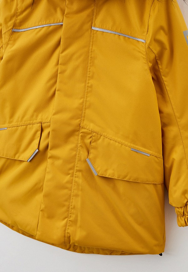 Пуховик Котофей желтый, размер 122, фото 3