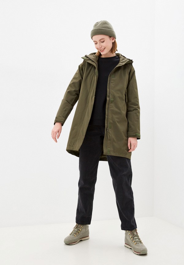 

Куртка утепленная Helly Hansen, Хаки, W MONO MATERIAL INS RAIN COAT