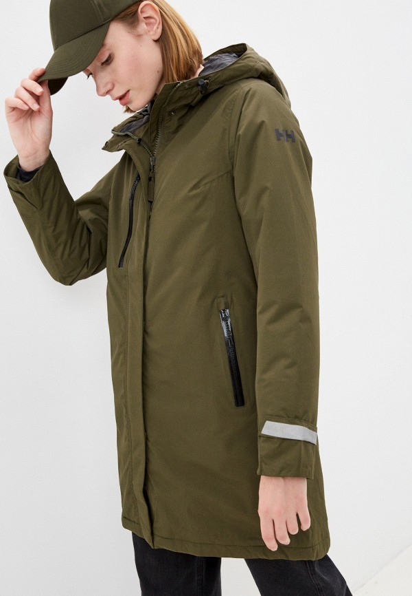 

Куртка утепленная Helly Hansen, Хаки, W ADORE INS RAIN COAT