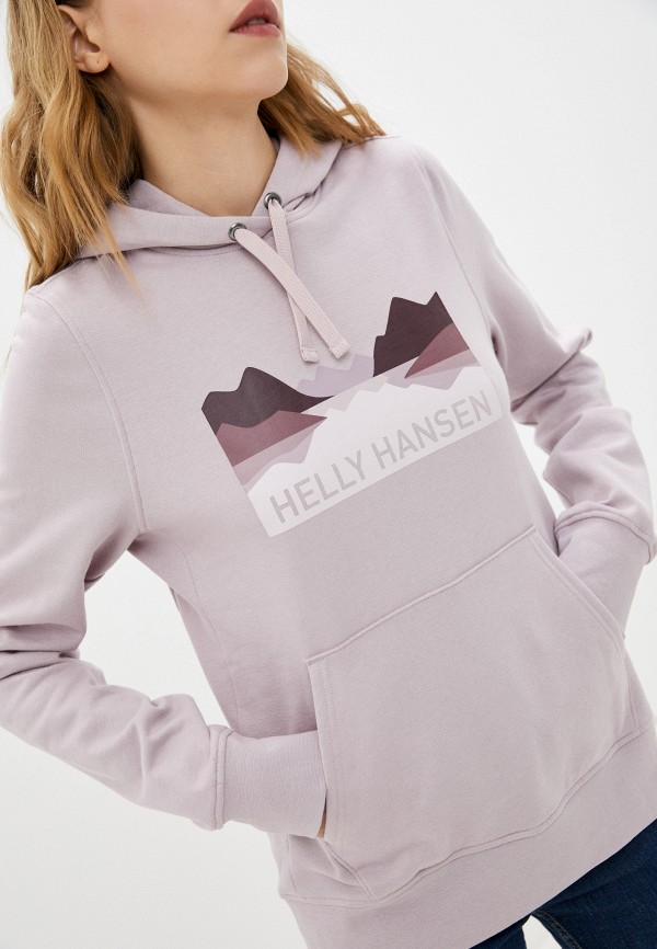 

Худи Helly Hansen, Фиолетовый, W NORD GRAPHIC PULLOVER HOODIE