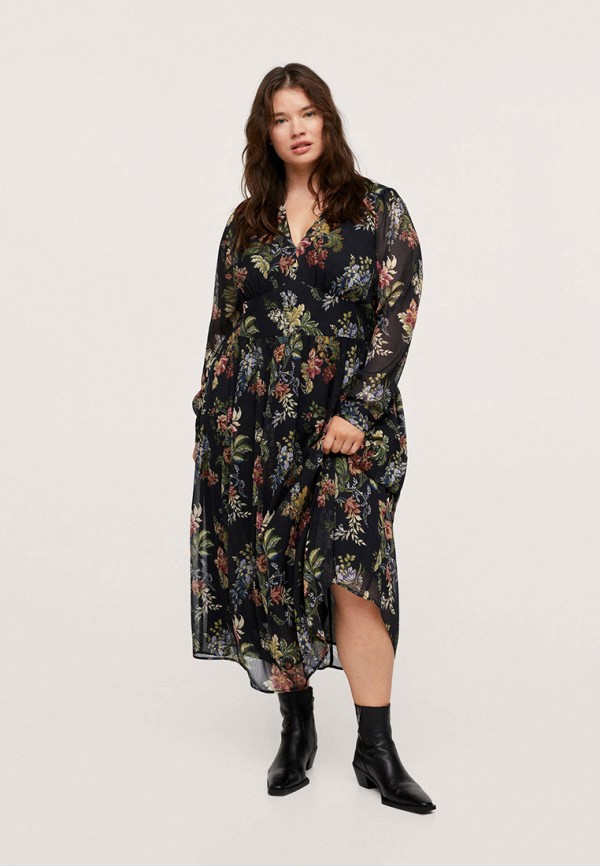 

Платье Violeta by Mango, Черный, STELLE