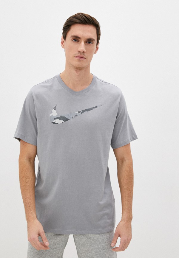 

Футболка спортивная Nike, Серый, M NK DF TEE CAMO FILL GFX