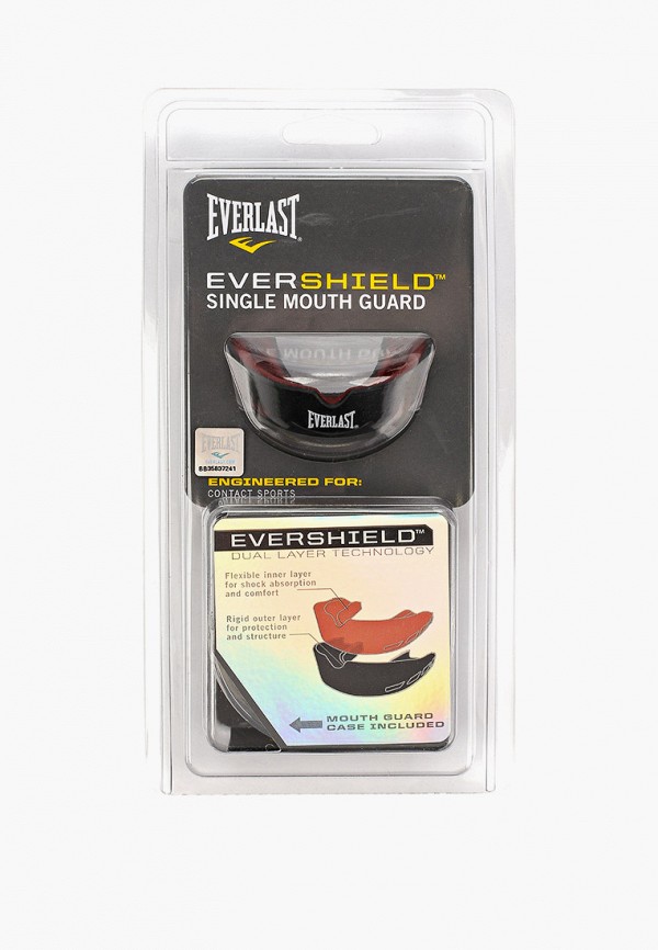 

Капа Everlast, Черный, EverShield 1-челюст