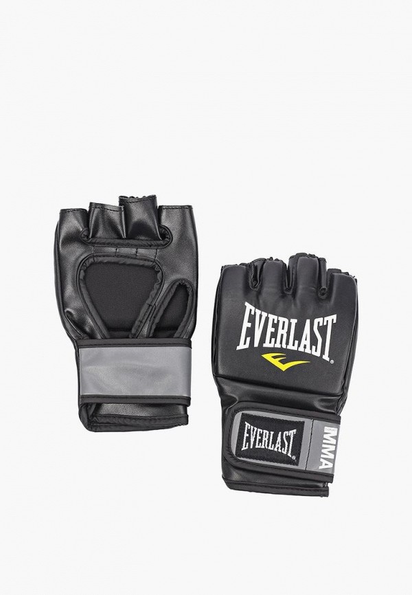 Перчатки ММА Everlast черного цвета