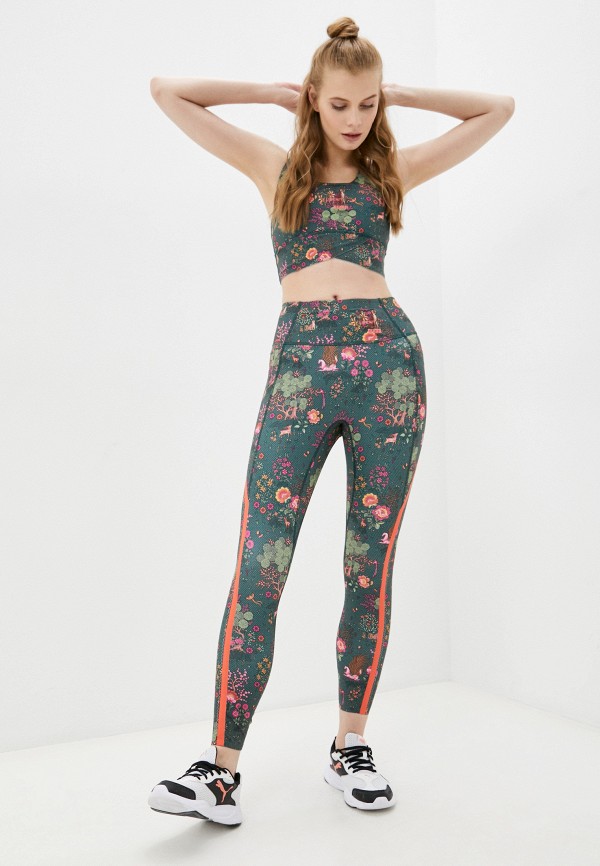 

Тайтсы PUMA, Зеленый, x LIBERTY Forever Luxe HW 7/8 Tight
