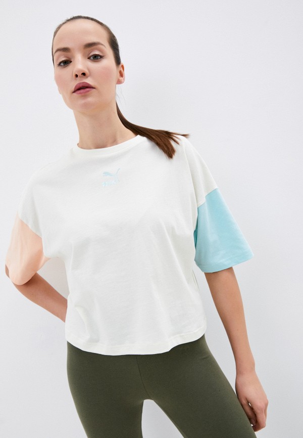 

Футболка PUMA, Бежевый, CLSX Boyfriend Tee