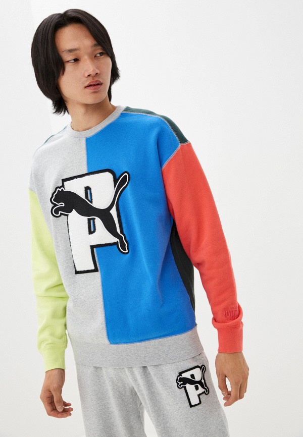 

Свитшот PUMA, Разноцветный, PUMA x PUMA Split Crew