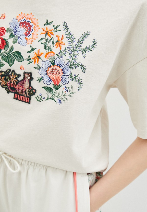 

Футболка PUMA, Бежевый, x LIBERTY Graphic Tee