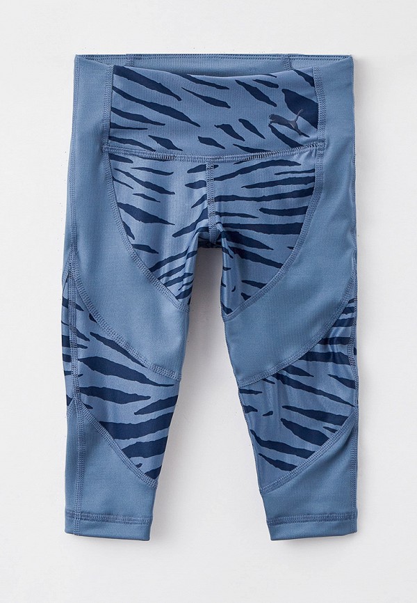 

Тайтсы PUMA, Голубой, Runtrain 7/8 AOP Tights G