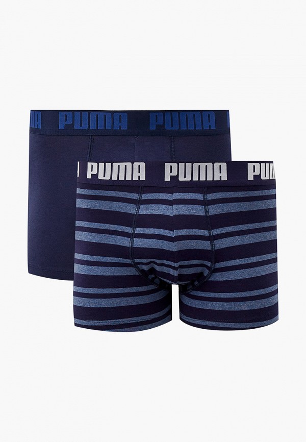 

Трусы 2 шт. PUMA, Синий, HERITAGE STRIPE BOXER 2P