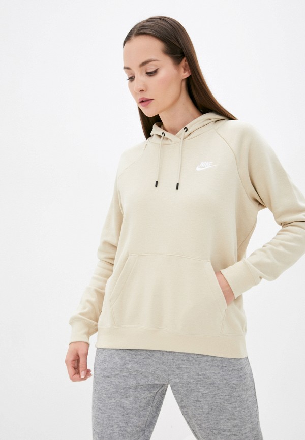 

Худи Nike, Бежевый, W NSW ESSNTL FLC PO HOODIE