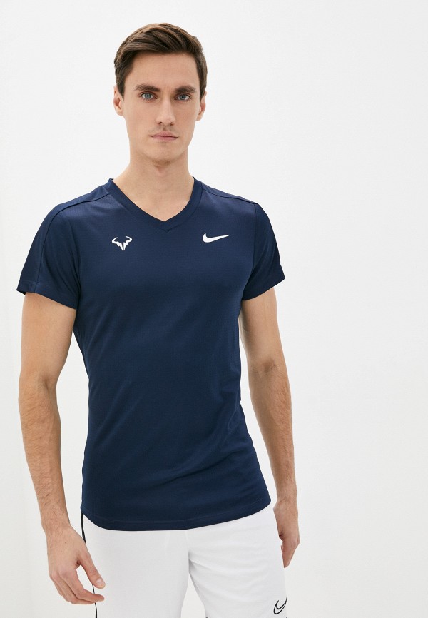 

Футболка спортивная Nike, Синий, RAFA M NKCT DF CHALLNGR TOP SS