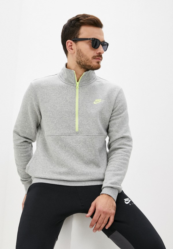 

Свитшот Nike, Серый, M NSW CLUB BB HZ TOP