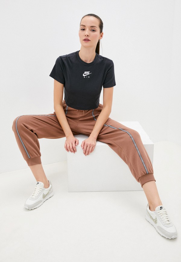 

Топ Nike, Серый, W NSW AIR CROP SS TOP