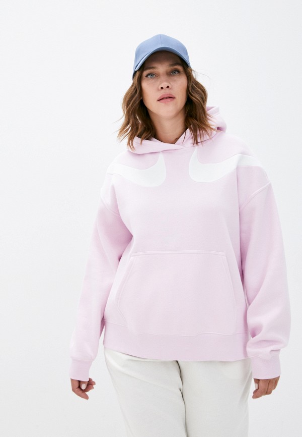 

Худи Nike, Розовый, W NSW SWSH FLC GX HOODIE PLUS