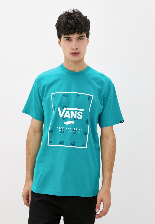 

Футболка Vans, Бирюзовый, CLASSIC PRINT BOX
