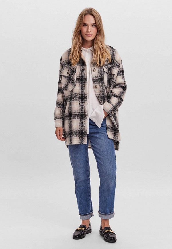 

Полупальто Vero Moda, Бежевый, Vero Moda RTLAAS563601