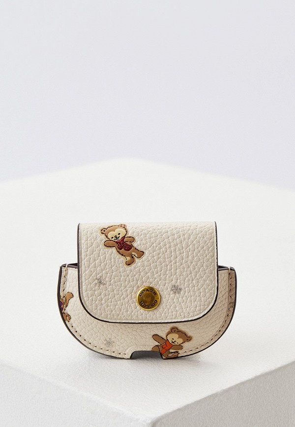 

Чехол для наушников Coach, Бежевый, 7х8 см