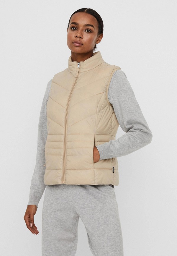 

Жилет утепленный Vero Moda, Бежевый