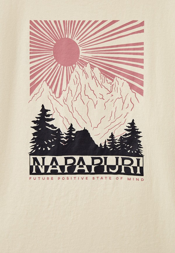 

Футболка Napapijri, Бежевый, S-LATEMAR