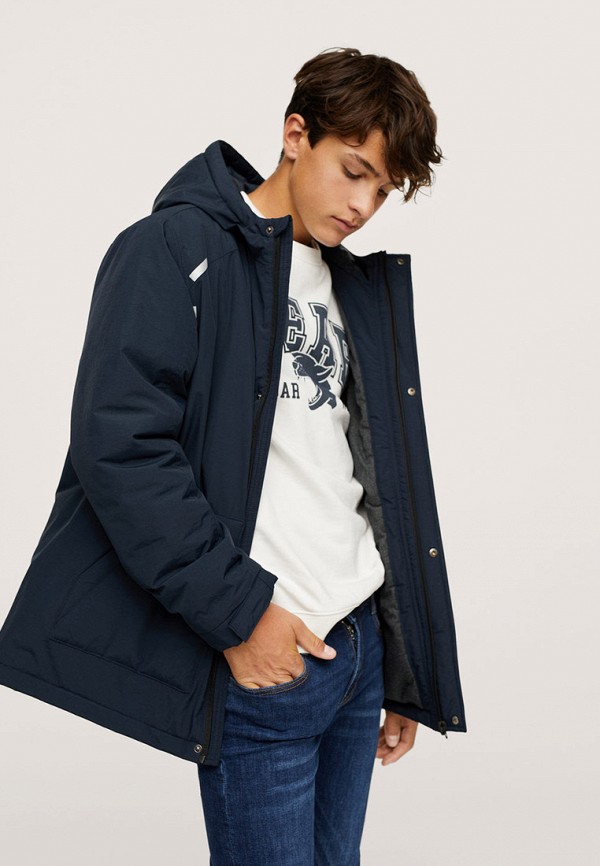 фото Куртка утепленная mango kids